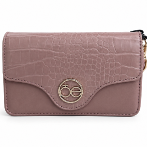 Cartera marca Cloe (color rosa palo)