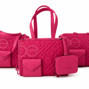 Bolso marca Cloe (Modelo 2023 en color rosa)