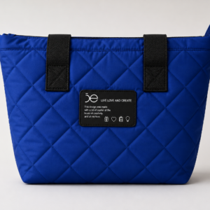 Bolsa Cloe azul con forro antibacterial