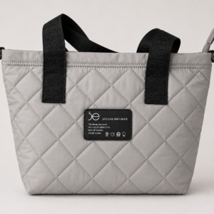 Bolsa Cloe gris con forro antibacterial